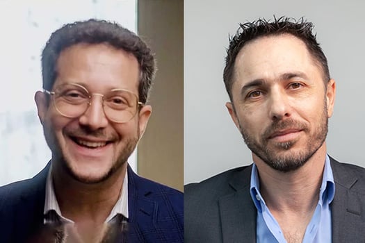 מימין: אלכס זיסר, מנהל ניו-ווסט ישראל, קרדיט: יח״צ; אדוארד טלמור-גרא, מנכ״ל, קרדיט: יח״צ